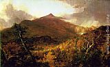 Thomas Cole Canvas Paintings - Schroon Mountain, Adirondacks